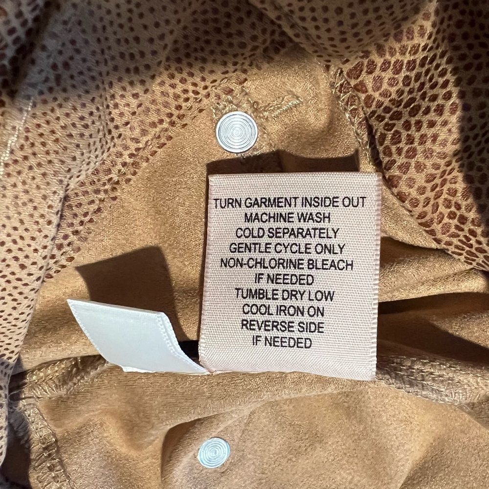 NWT! Philosophy Faux Leather Pants - Picture 6 of 6